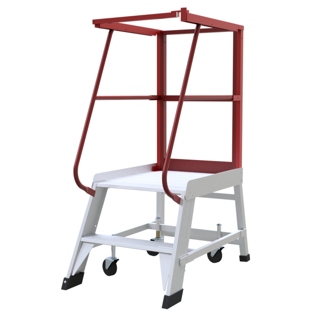 Platform ladder | 6 steps, height: 1692 mm